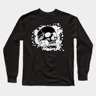 Black skull Long Sleeve T-Shirt